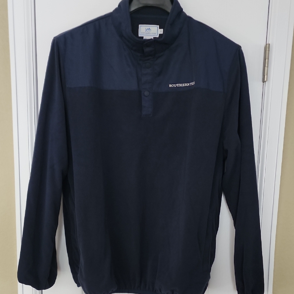 Southern Tide Fleece 1/4 Button - New